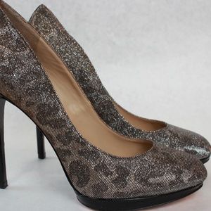 Brian Atwood Frederique Leo Leopard Print Heels